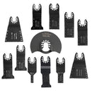 12Pieces Oscillating Saw Blade (Japan Coarse Tooth/ Bi-Metal /Fine Tooth) Blade