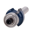 Round Over Edging Router Bit Milling Cutter with 3/8'' Radius - 1/4'' Shank