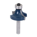 1/4" Shank Woodworking Router Bit Radius Round Over Dual Edging Cutter Tool