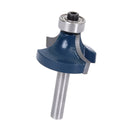 1/4" Shank Woodworking Router Bit Radius Round Over Dual Edging Cutter Tool