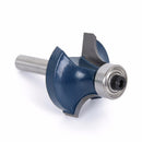 1/4" Shank Woodworking Router Bit Radius Round Over Dual Edging Cutter Tool