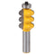 1/2'' Shank Triple Bead&Triple Flute 2 Molding Router Bits Woodworking Cutting Tool