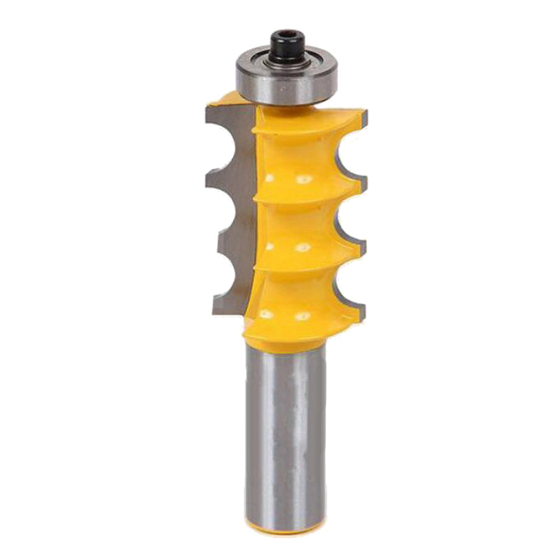 1/2'' Shank Triple Bead&Triple Flute 2 Molding Router Bits Woodworking Cutting Tool
