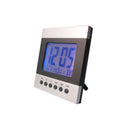 Multi-function Display Alarm Clock LED Digital Travel Clock Snooze Voice Sound Control Battery Operated Time Date Week Temperature Display Backlight 4.72x5.31x1.06inch