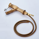 Kitchen Brass Purified Water Outlet Deck Mounted Sink Faucet Centerset Tap
