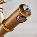 Kitchen Brass Purified Water Outlet Deck Mounted Sink Faucet Centerset Tap