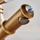 Kitchen Brass Purified Water Outlet Deck Mounted Sink Faucet Centerset Tap