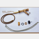 Kitchen Brass Purified Water Outlet Deck Mounted Sink Faucet Centerset Tap