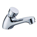 Single Brass Water Delay Self-Closing Basin Sink Washroom Mixer Faucet Tap