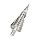 Titanium Step Cone Drill Bit - High Speed Steel, Metric 4-32mm, 1/2" SH, Cone Hole Cutter
