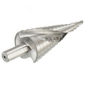 Titanium Step Cone Drill Bit - High Speed Steel, Metric 4-32mm, 1/2" SH, Cone Hole Cutter