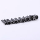 9 Hex Bit Socket Set 1/4 Drive - 5mm, 6mm, 7mm, 8mm, 9mm, 10mm, 11mm, 12mm, 13mm