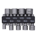 9 Hex Bit Socket Set 1/4 Drive - 5mm, 6mm, 7mm, 8mm, 9mm, 10mm, 11mm, 12mm, 13mm