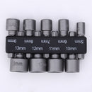 9 Hex Bit Socket Set 1/4 Drive - 5mm, 6mm, 7mm, 8mm, 9mm, 10mm, 11mm, 12mm, 13mm