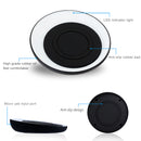 9V 1A Qi Wireless Charging Charger Pad Mat For Android Phone Bowl White