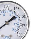 1/4'' NPT Connector Regulator Pressure Gauges For Air Water Oil Gas 0~200PSI