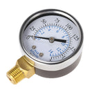 1/4'' NPT Connector Regulator Pressure Gauges For Air Water Oil Gas 0~200PSI
