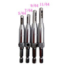 4 pieces HSS Hex-Shank Hinge Hole Saw Drill Bits For Door Window Cabinet Hinges