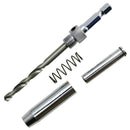 7 Pieces Door Hinge Hex Shank Hole Saw Bits Woodworking Centering Drill Tool
