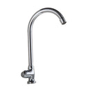 Kitchen Sink Hot Cold Water Tap Monobloc Modern Single Faucet Knob Chrome