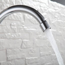 Kitchen Sink Hot Cold Water Tap Monobloc Modern Single Faucet Knob Chrome