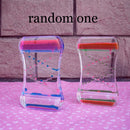 Tabletop Floating Color Mix Oil Liquid Bubbler Motion Timer Hour Glass Gift