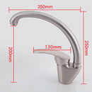 Contemporary Kitchen Faucet Vessel Water Tap ,Swivel Spout, Single Handle