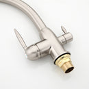 Full Copper Kitchen Bathroom Faucet Full Copper Vegetable Sink 2 Levers Pure Filter Mixer Tap