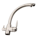 Full Copper Kitchen Bathroom Faucet Full Copper Vegetable Sink 2 Levers Pure Filter Mixer Tap