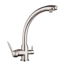 Full Copper Kitchen Bathroom Faucet Full Copper Vegetable Sink 2 Levers Pure Filter Mixer Tap
