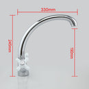 Modern Copper Bathroom Kitchen Sink Faucet Dual Handles Hot and Cold Mixer Tap Rotating Spout Single Hole Tap