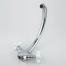 Modern Copper Bathroom Kitchen Sink Faucet Dual Handles Hot and Cold Mixer Tap Rotating Spout Single Hole Tap