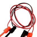 2 Pieces 4.0mm 39'' Protective Multimeter Banana Plug To Test Hook Wire Cable For Testing Tool 1 Meter in Length