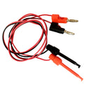 2 Pieces 4.0mm 39'' Protective Multimeter Banana Plug To Test Hook Wire Cable For Testing Tool 1 Meter in Length