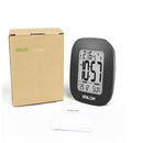 Digital Battery Powered Alarm Clock LCD Display White Backlight Calendar Temp