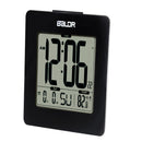 Digital Alarm Clock With Large Display, Snooze, Temperature, Blue Backlight