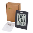 Digital Alarm Clock With Large Display, Snooze, Temperature, Blue Backlight