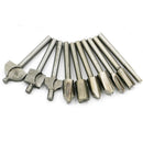 10 Pieces 1/8'' Mini Shank HSS Titanium Router Mill Bits Fits Rotary Tool