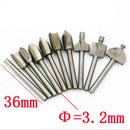 10 Pieces 1/8'' Mini Shank HSS Titanium Router Mill Bits Fits Rotary Tool