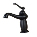 Decorative Retro Bathroom Basin Mixing Water Taps Black Water Faucets Antique Brass