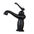 Decorative Retro Bathroom Basin Mixing Water Taps Black Water Faucets Antique Brass