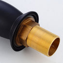 Decorative Retro Bathroom Basin Mixing Water Taps Black Water Faucets Antique Brass