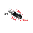 4Pieces Carpentry Wood Plug Cutter Carbon Steel Straight Type Drill Bit Sets Hardware