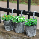 British Style Garden Small Metal Tin Plant Flower Hanging Planter Pot 10cm