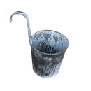 British Style Garden Small Metal Tin Plant Flower Hanging Planter Pot 10cm