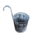 British Style Garden Small Metal Tin Plant Flower Hanging Planter Pot 10cm