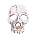 Durable 3D Replica Resin Skull Head Mobile Phone Case DIY Stickers White