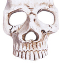 Durable 3D Replica Resin Skull Head Mobile Phone Case DIY Stickers White