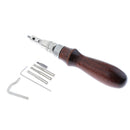 7in1 Stitching Edge Groover Leathercraft Groove Tool Adjustable for Handwork