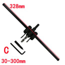 30-300mm Adjustable Metal Wood Circle Hole Cutter Saw Drill Bit Kit, Heavy Duty Wood Hole Saw Circle Cutter, Wood Working Twist Hole DIY Tools for Woodworking